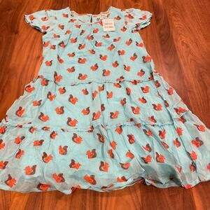 NWT Size 9-10 Mini Boden Dress with Squirrels